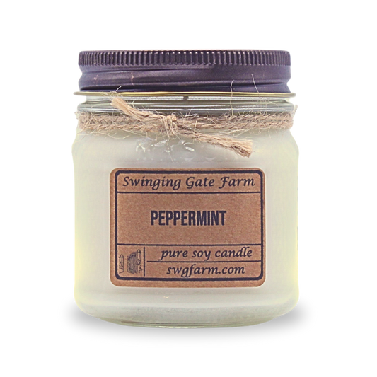 Peppermint - 8oz candle - Farmhouse Collection