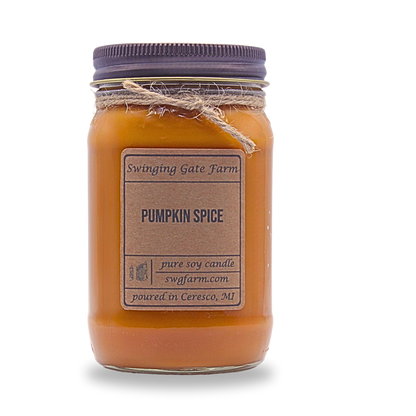 Pumpkin Spice - 16oz candle - Farmhouse Collection