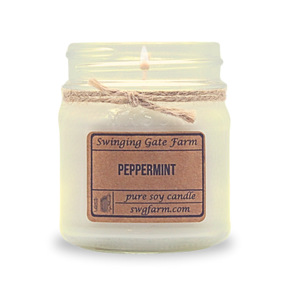 Peppermint - 8oz candle - Farmhouse Collection