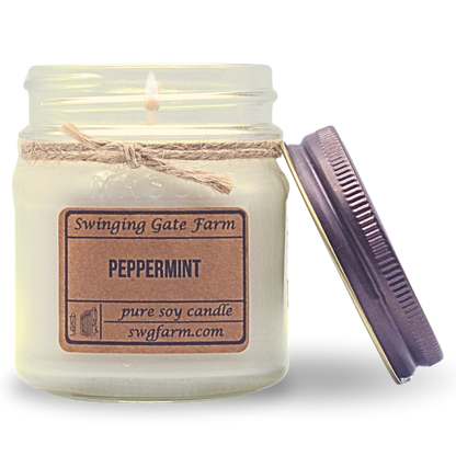 Peppermint - 8oz candle - Farmhouse Collection
