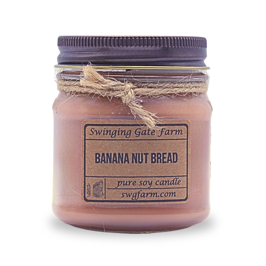 Banana Nut Bread - 8oz candle - Farmhouse Collection