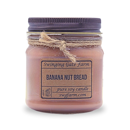 Banana Nut Bread - 8oz candle - Farmhouse Collection