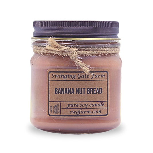 Banana Nut Bread - 8oz candle - Farmhouse Collection