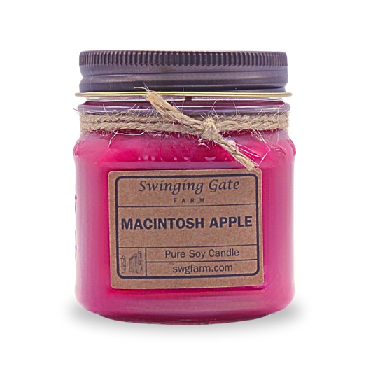 Macintosh Apple - 8oz candle - Farmhouse Collection