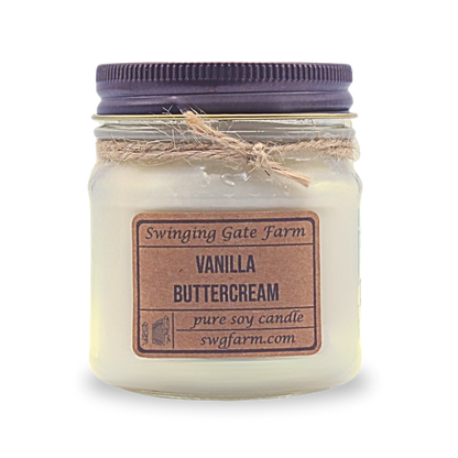 Vanilla Buttercream - 8oz candle - Farmhouse Collection