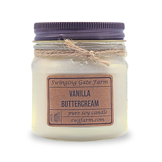 Vanilla Buttercream - 8oz candle - Farmhouse Collection