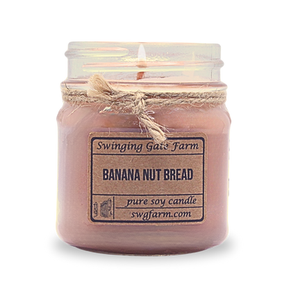 Banana Nut Bread - 8oz Candle - Farmhouse Collection