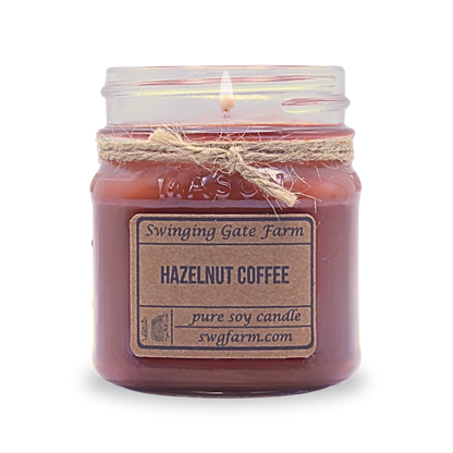 Hazelnut Coffee - 8oz candle - Farmhouse Collection