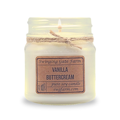 Vanilla Buttercream - 8oz candle - Farmhouse Collection
